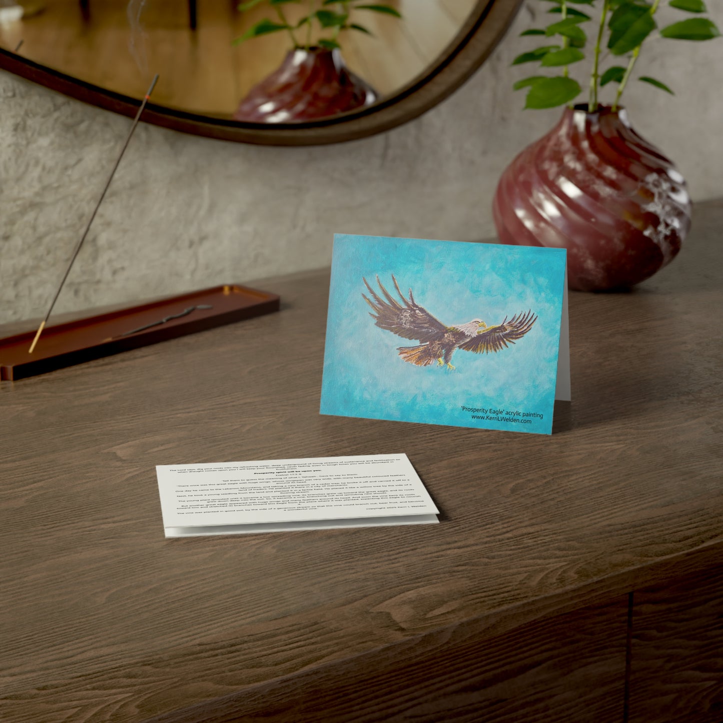 Prosperity Eagle Greeting Cards Ezekiel 17:3-8