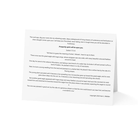 Prosperity Eagle Greeting Cards Ezekiel 17:3-8