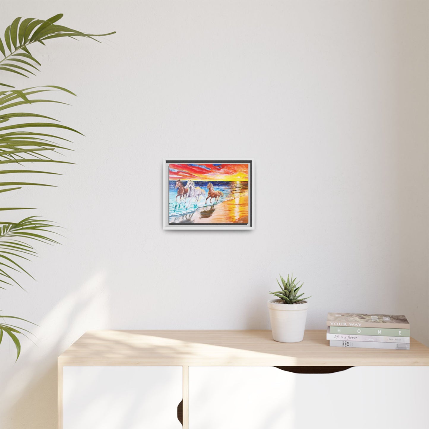 'Sunset Brumby' Print of Acrylic by Kerri Welden