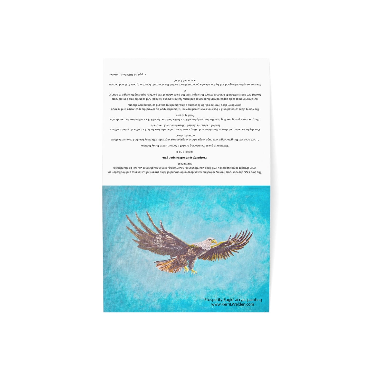 Prosperity Eagle Greeting Cards Ezekiel 17:3-8
