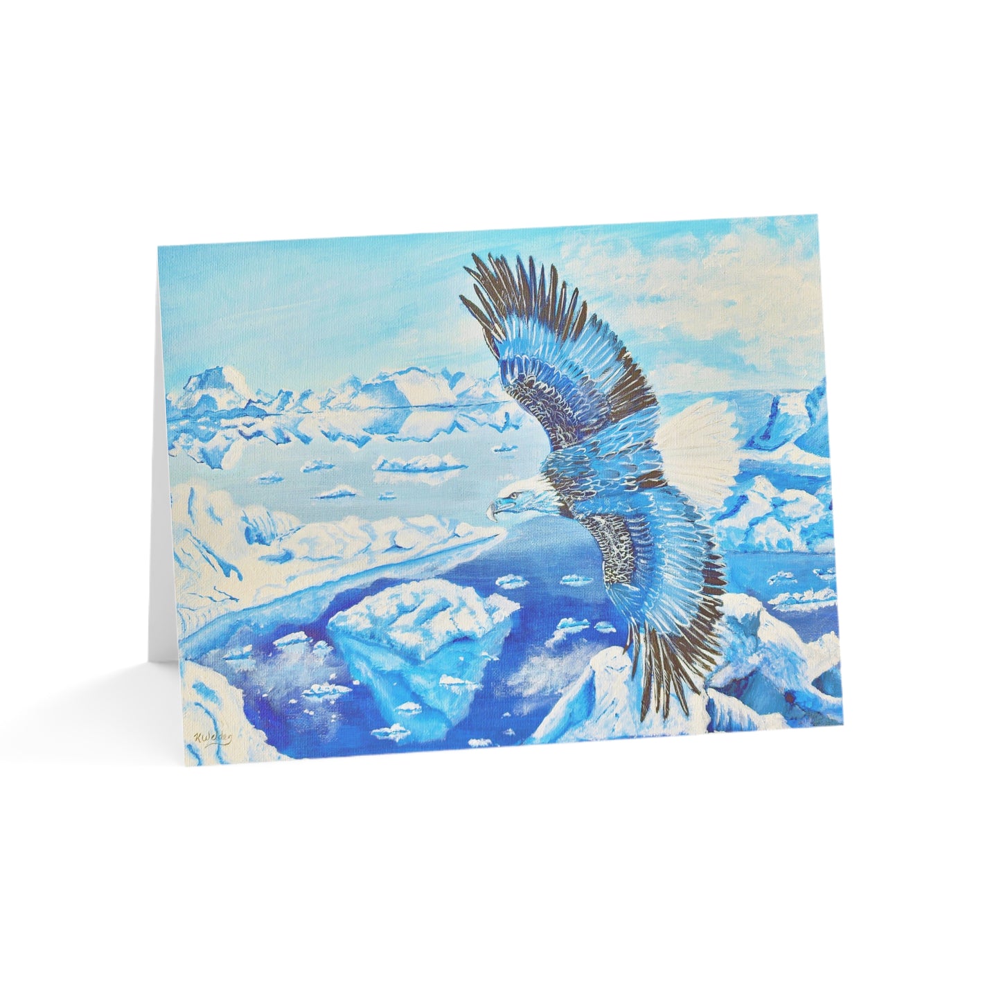 Healing Eagle Greeting Cards Psalms 103:2-5