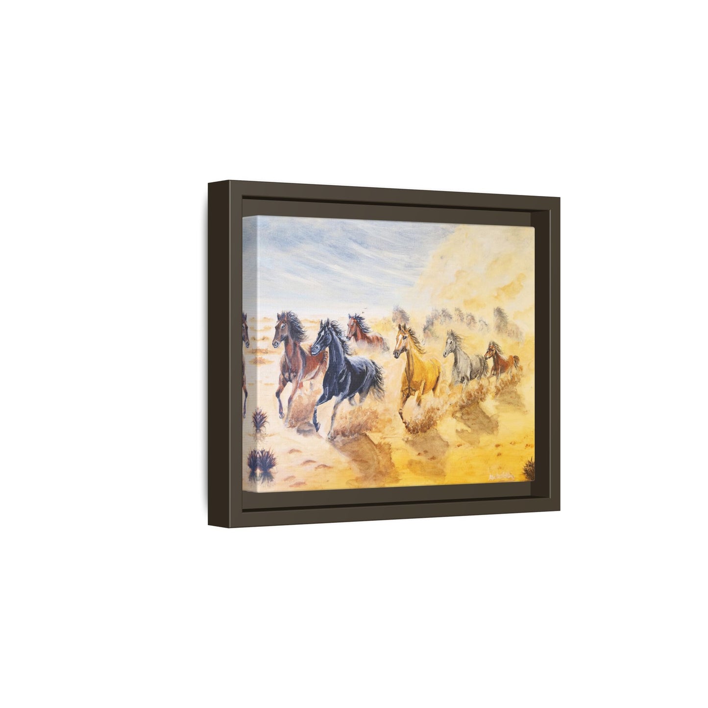 'Mob of Brumbies' Print of an Acrylic Painting by Kerri Welden