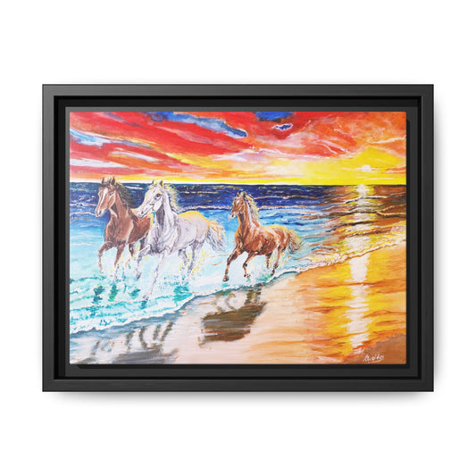 'Sunset Brumby' Print of Acrylic by Kerri Welden