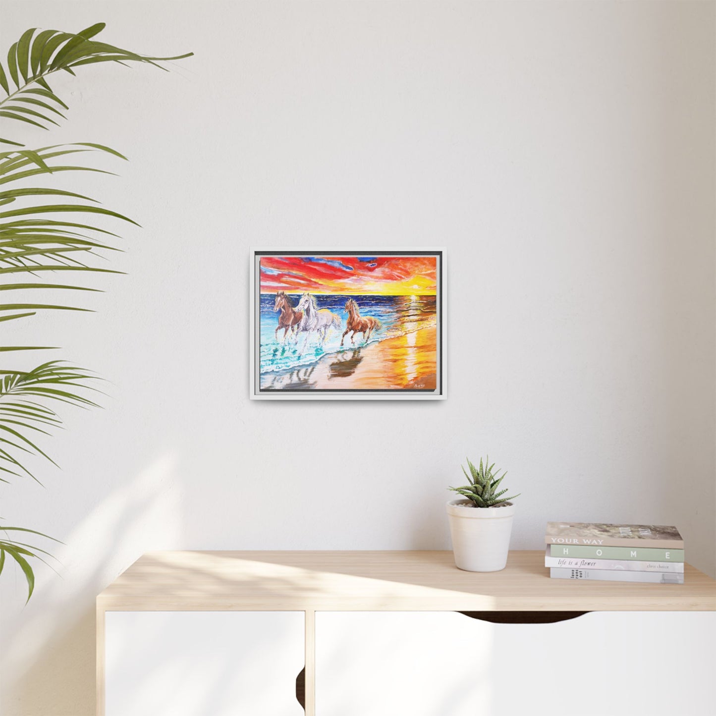 'Sunset Brumby' Print of Acrylic by Kerri Welden