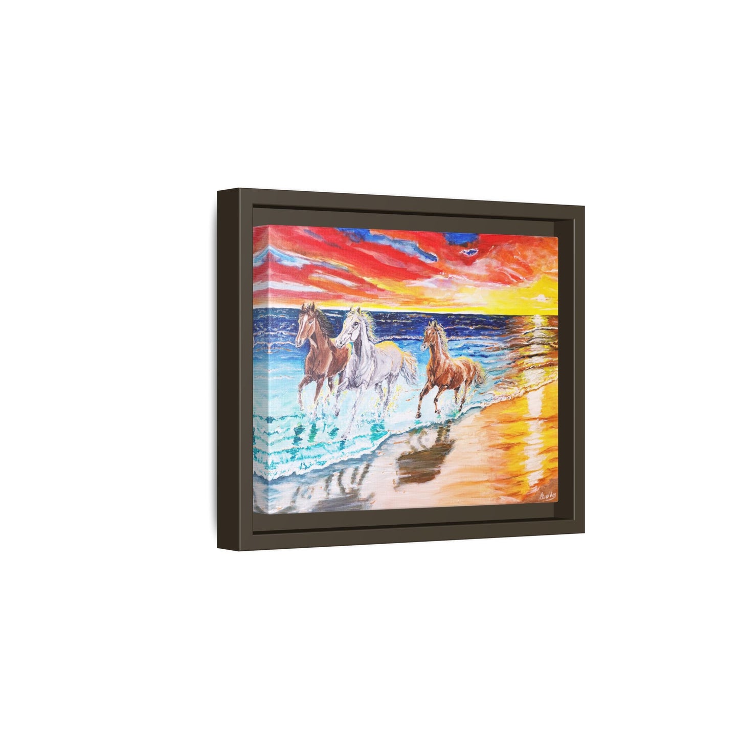 'Sunset Brumby' Print of Acrylic by Kerri Welden